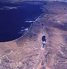 Satellite photo of FIP and the region around.(Click to enlarge)