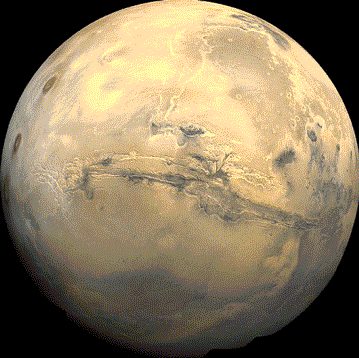 The Ripping of the surface of Mars